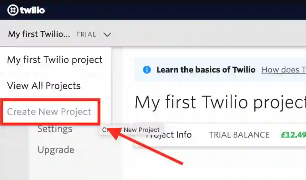 Создаем новый проект